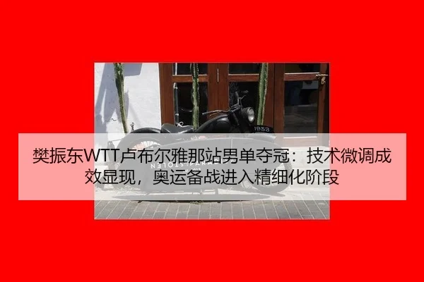 樊振东WTT卢布尔雅那站男单夺冠：技术微调成效显现，奥运备战进入精细化阶段
